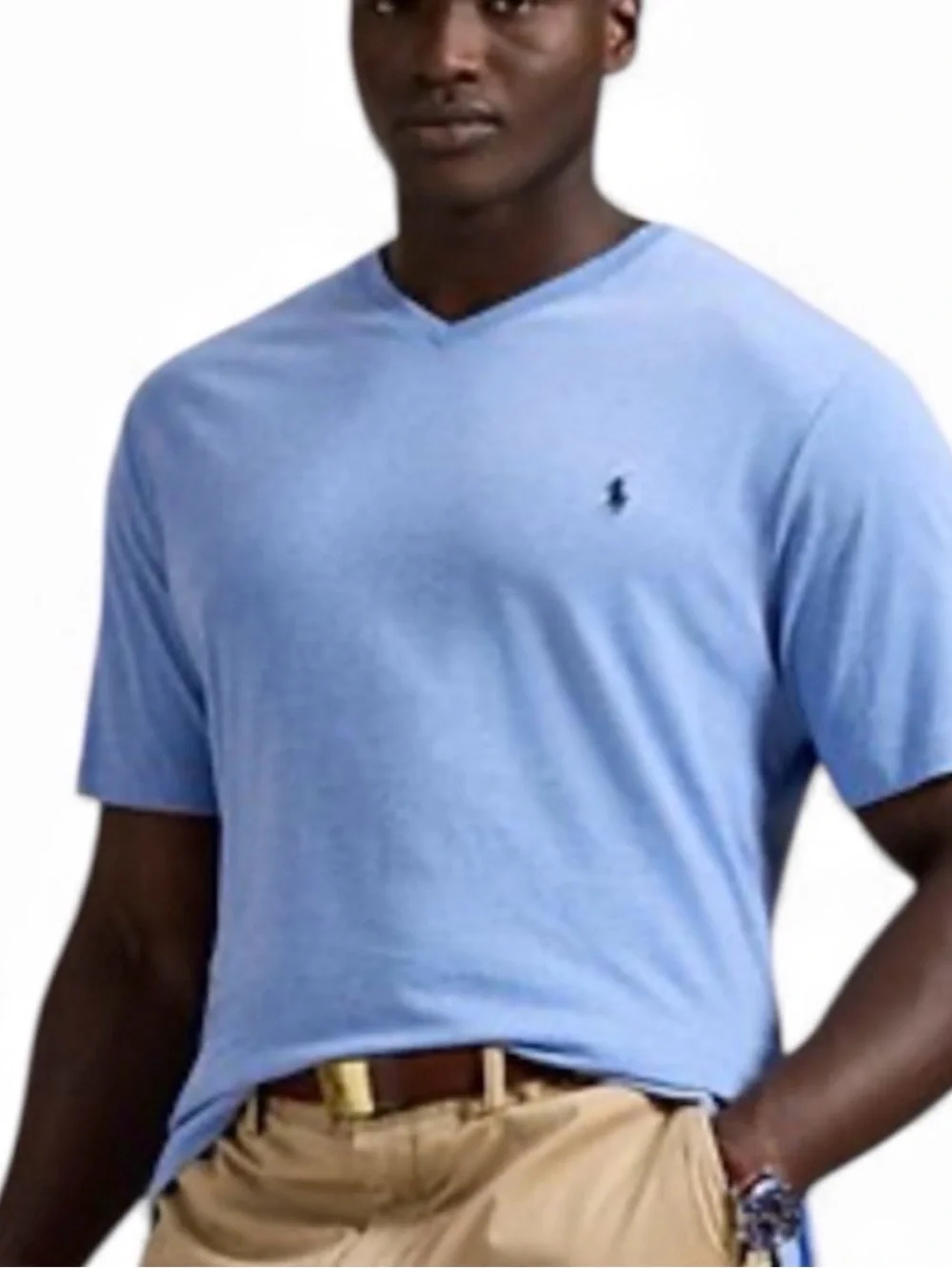 Polo by Ralph Lauren Men's V-Neck Tee - Picture 16 of 16